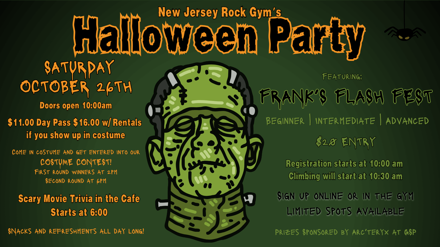 NJ Rock Gym Halloween Party