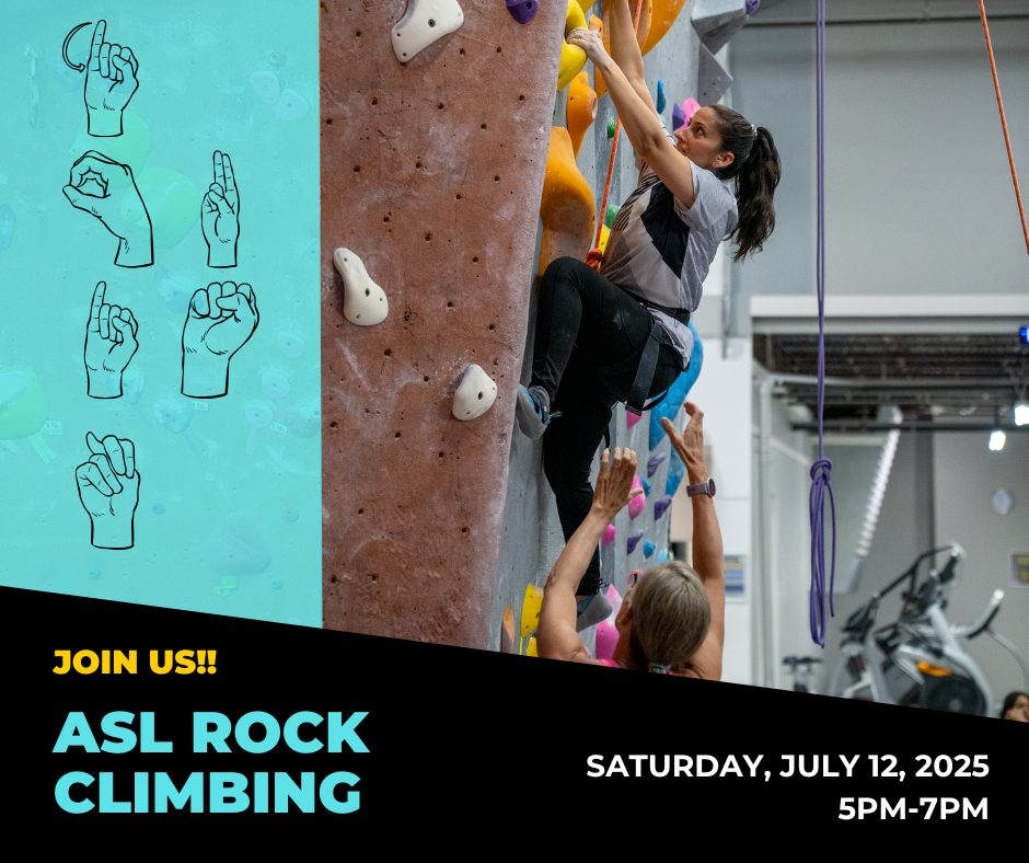 NJ ASL Climbers at NJ Rock Gym