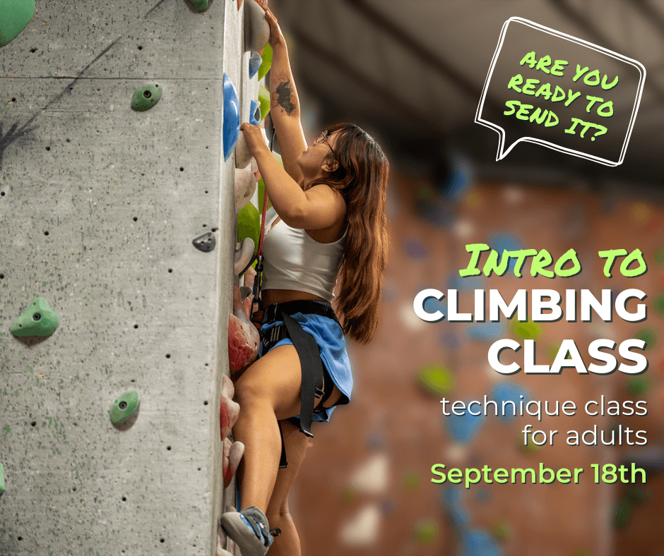 Intro to Climbing Class at NJ Rock Gym in Fairfield, NJ.