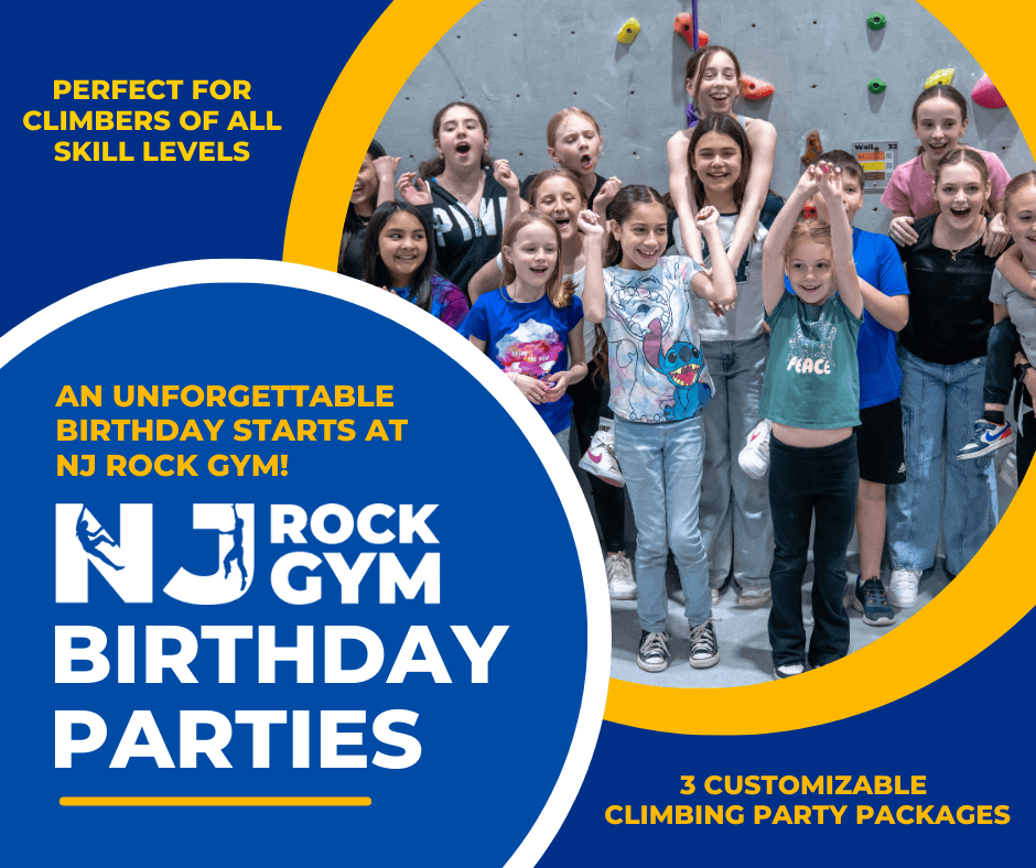 Birthday Parties at NJ Rock Gym in Fairfield, NJ
