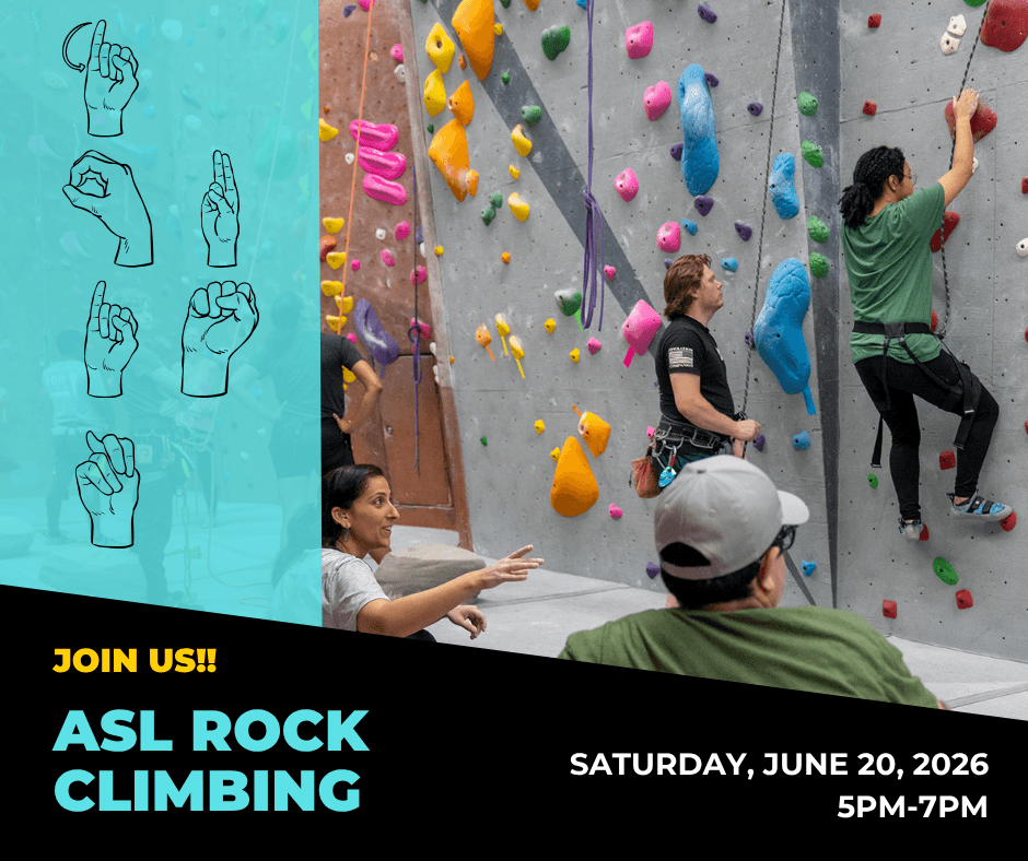 NJ ASL Climbers at NJ Rock Gym