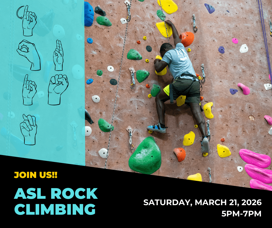 NJ ASL Climbers at NJ Rock Gym