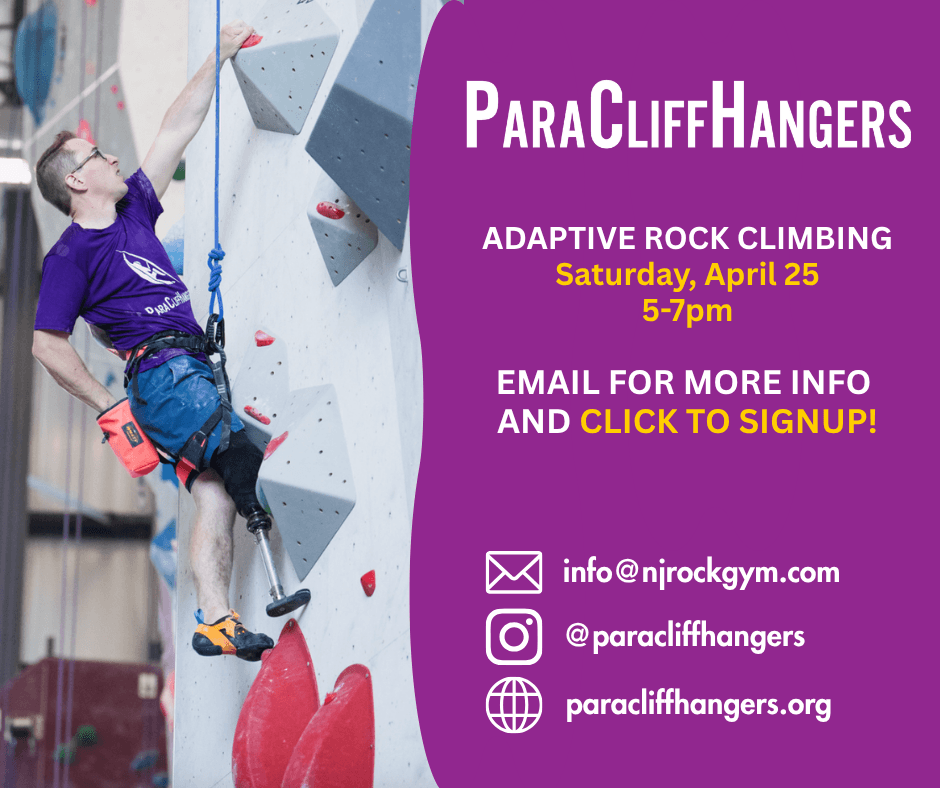 ParaCliffHangers Adaptive rock climbing