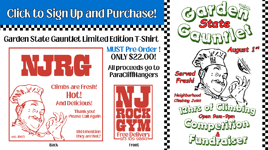 Garden State Gauntlet Climbing Competition and Fundraiser