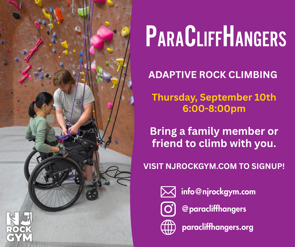 ParaCliffHangers Adaptive rock climbing